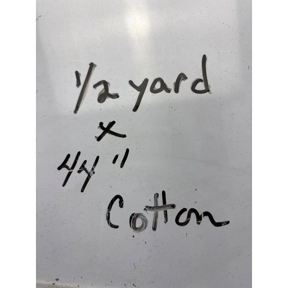 Mumms the Word Cotton Fabric 1/2 yard x 44
